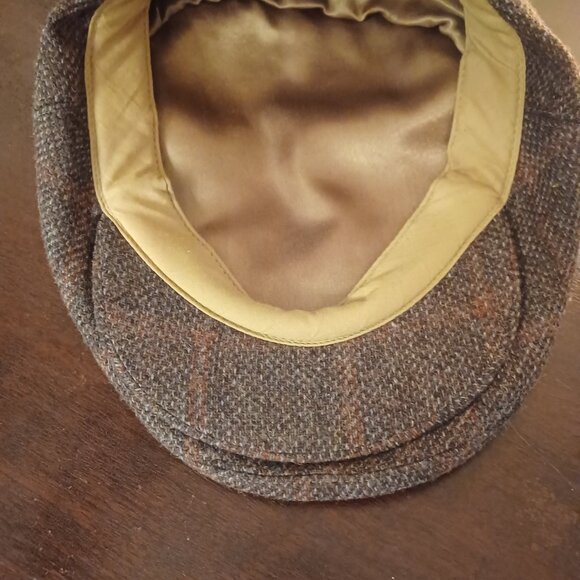 NWOT Brown Tweed Newsboy Cap - Picture 5 of 5